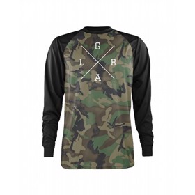 Loose Riders Thermal Jersey Forest Camo